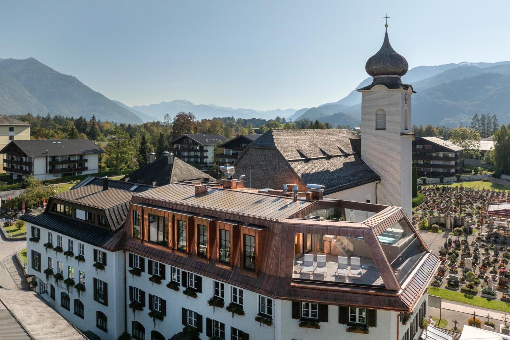 Kirchenwirt Hotel Strobl Exterior foto