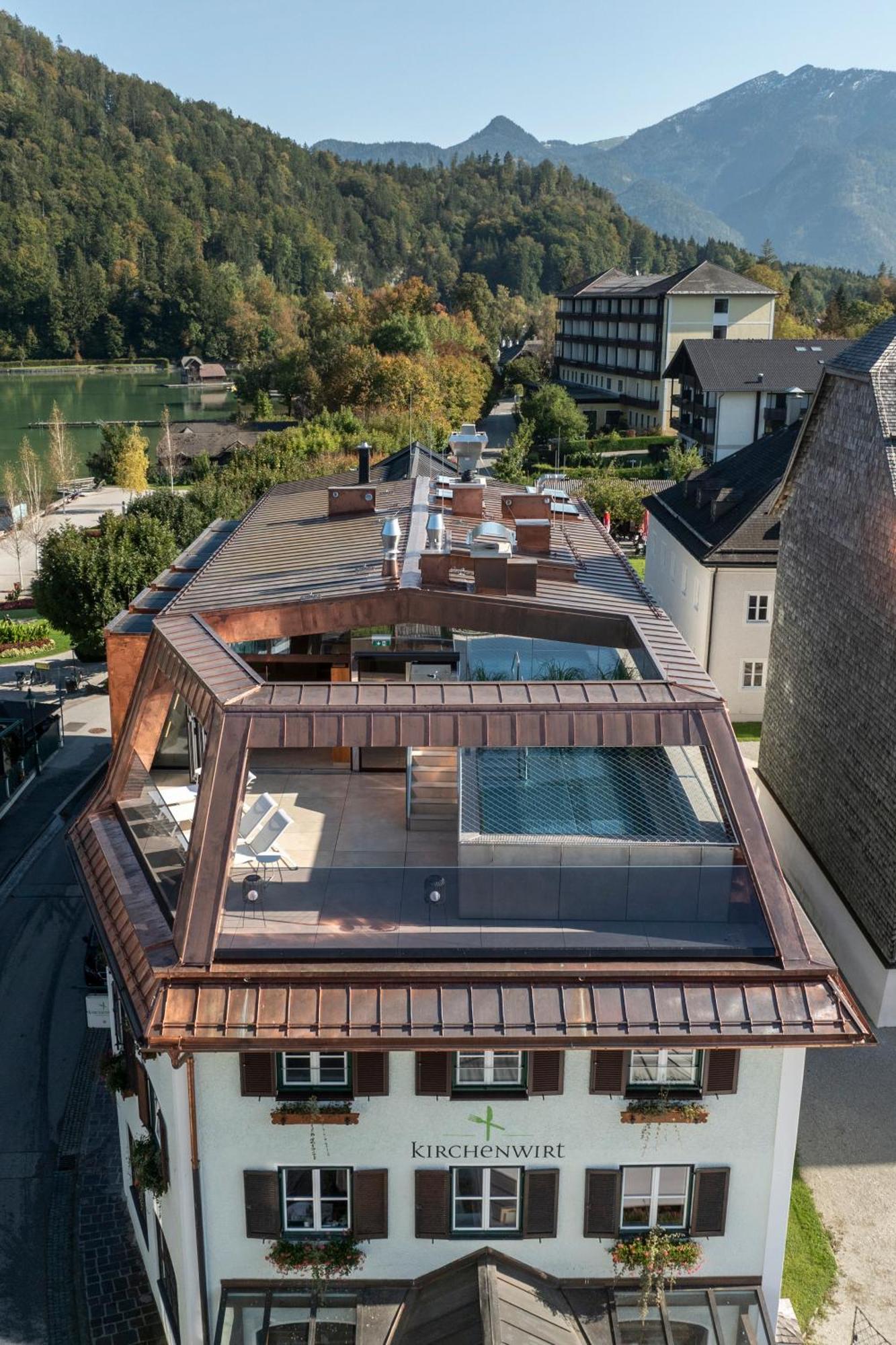 Kirchenwirt Hotel Strobl Exterior foto